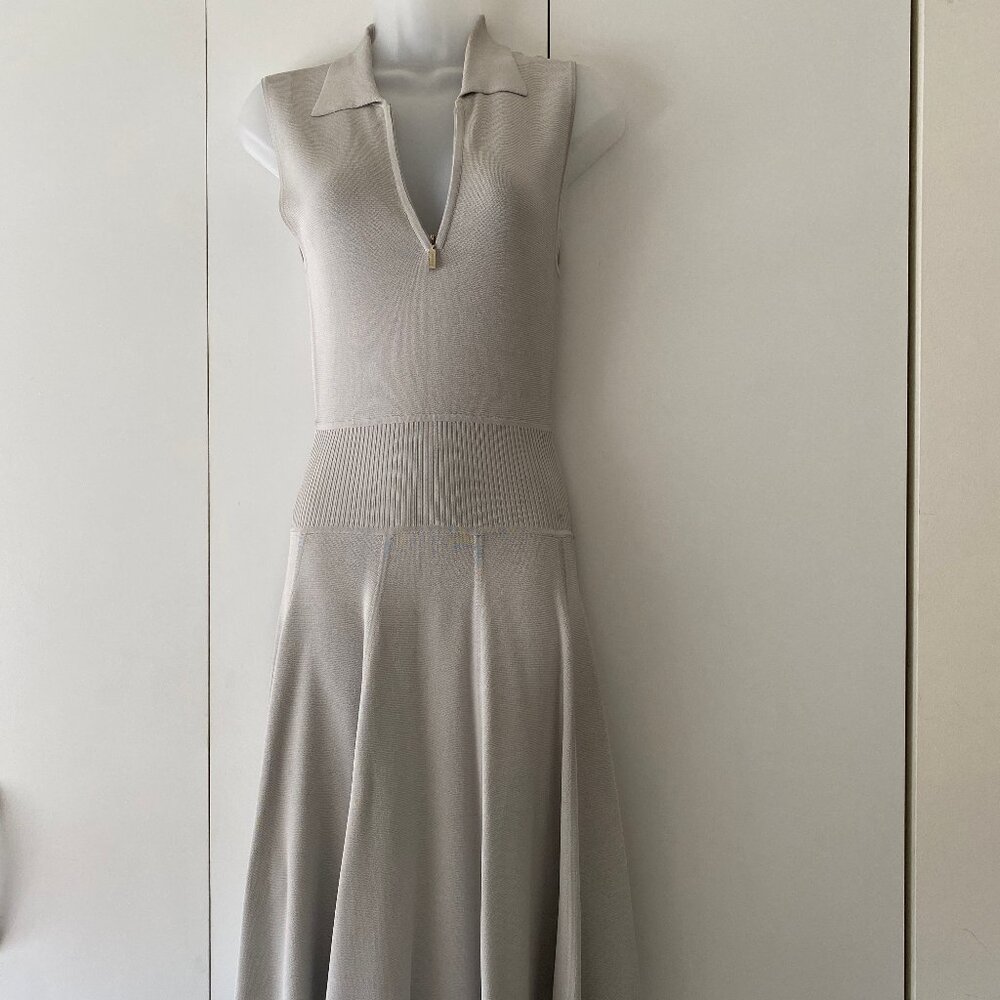 Jason Wu Thuya Knit Polo Dress With Flounce Hem ASO Spencer Hastings